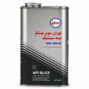 روغن موتور بهران سوپرپیشتاز 10W40 نیمه سینتتیک 1 لیتری