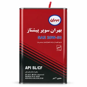 روغن موتور بهران سوپرپیشتاز 4 لیتری 20W50